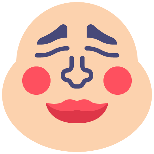 icono de mascara china