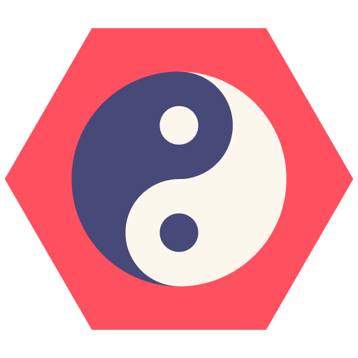 Icono del Ying y el Yang chino