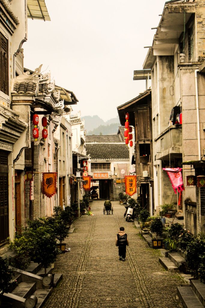 Chengdu, china, calles de la ciudad